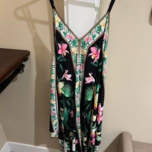 Floral scarf dress L/XL